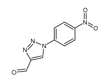 1-(p-nitrophenyl)-1,2,3-triazole-4-carbaldehyde Structure