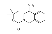 4-氨基-3,4-二氢异喹啉-2(1H)-羧酸叔丁酯结构式