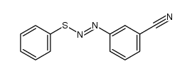 3-((phenylthio)diazenyl)benzonitrile结构式