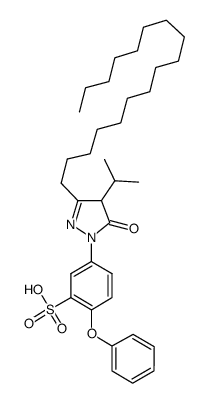 1-(4-PHENOXY-3-SULFOPHENYL)-3-HEPTADECYL-4-ISOPROPYL-2-PYRAZOLIN-5-ONE picture