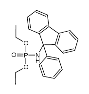diethyl (9-phenyl-9H-fluoren-9-yl)phosphoramidate结构式