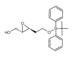 (2S,3S)-(3-(2-(2,2-dimethyl-1,1-diphenyl-1-silapropoxy)ethyl)-2-oxiranyl)methan-1-ol Structure