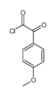 Benzeneacetyl chloride, 4-methoxy-alpha-oxo- (9CI)结构式