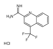 4-(trifluoromethyl)quinoline-2-carboximidamide,hydrochloride Structure