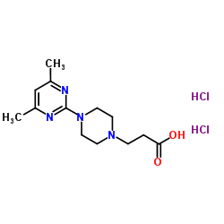 3-[4-(4,6-DIMETHYL-PYRIMIDIN-2-YL)-PIPERAZIN-1-YL]-PROPIONIC ACID DIHYDROCHLORIDE picture