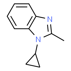1H-Benzimidazole,1-cyclopropyl-2-methyl-(9CI) Structure