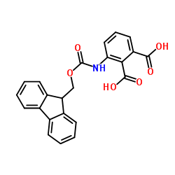 FMOC-3-AMINOBENZENE-1,2-DICARBOXYLIC ACID structure