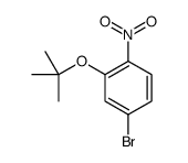 4-溴-2-叔丁氧基-1-硝基苯结构式