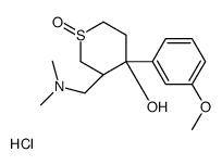 (3R,4S)-3-[(dimethylamino)methyl]-4-(3-methoxyphenyl)-1-oxothian-4-ol,hydrochloride Structure
