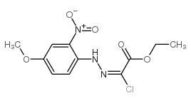 ETHYL 2-CHLORO-2-(2-(4-METHOXY-2-NITROPHENYL)HYDRAZONO)ACETATE structure