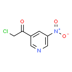 2-Chloro-5-nitro-3-pyridinylethanone Structure