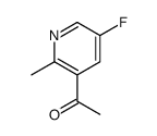 1-(5-fluoro-2-methylpyridin-3-yl)ethanone Structure
