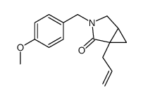 1-Allyl-3-(4-methoxybenzyl)-3-azabicyclo[3.1.0]hexan-2-one Structure