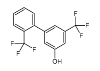 3-(trifluoromethyl)-5-[2-(trifluoromethyl)phenyl]phenol结构式