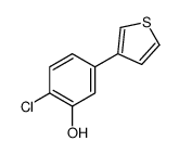 2-chloro-5-thiophen-3-ylphenol结构式