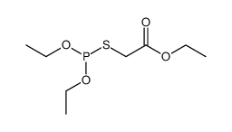 ethyl 2-((diethoxyphosphanyl)thio)acetate结构式