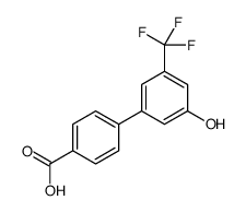 4-[3-hydroxy-5-(trifluoromethyl)phenyl]benzoic acid结构式