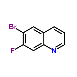 6-Bromo-7-fluoroquinoline Structure