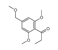 1-[2,6-dimethoxy-4-(methoxymethyl)phenyl]propan-1-one Structure