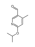 6-Isopropoxy-4-methylnicotinaldehyde结构式
