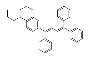 N,N-dipropyl-4-(1,4,4-triphenylbuta-1,3-dienyl)aniline结构式