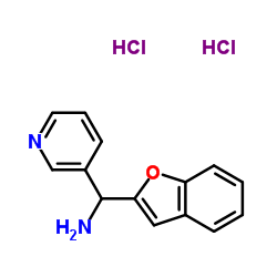 1-Benzofuran-2-yl(pyridin-3-yl)methanamine 2hcl structure