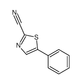 5-Phenylthiazole-2-carbonitrile结构式