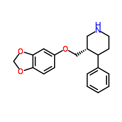 (3S)-3-[(1,3-Benzodioxol-5-yloxy)methyl]-4-phenylpiperidine picture