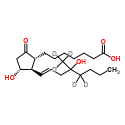 Misoprostol acid D5 Structure