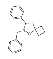 6-benzyl-7-phenyl-5-oxa-6-azaspiro[3.4]octane结构式