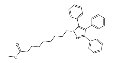methyl 3,4,5-triphenyl-1H-pyrazole-1-nonanoate结构式