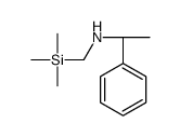 (1S)-1-Phenyl-N-[(trimethylsilyl)methyl]ethanamine structure