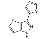 3-(2-thienyl)thieno[3.2-c]pyrazole Structure