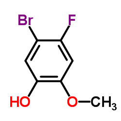 5-Bromo-4-fluoro-2-methoxyphenol Structure