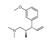 (2R,3R)-3-(3-methoxyphenyl)-N,N,2-trimethylpent-4-en-1-amine Structure