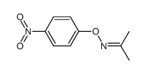 propan-2-one O-(4-nitrophenyl)oxime Structure
