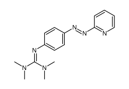 pyridine-2-azo-p-phenyltetramethylguanidine Structure