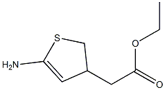 ethyl 2-(5-aMino-2,3-dihydrothiophen-3-yl)acetate Structure