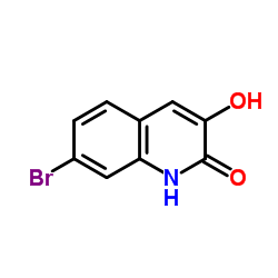 7-Bromo-3-hydroxy-2(1H)-quinolinone Structure