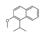 2-methoxy-1-propan-2-ylnaphthalene结构式