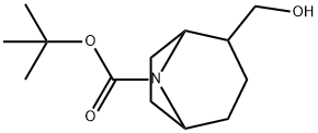 8叔丁氧羰基-8-氮杂双环[3.2.1]辛烷-2-甲醇结构式