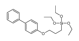 triethoxy-[3-(4-phenylphenoxy)propyl]silane结构式