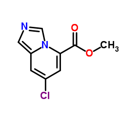 Methyl 7-chloroimidazo[1,5-a]pyridine-5-carboxylate结构式