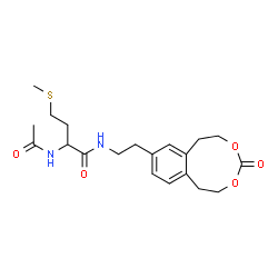 Carbonic acid, 4-[2-[[2-(acetylamino)-4-(methylthio)-1-oxobutyl]amino]ethyl]-1,2-phenylene diethyl ester, (+-)-结构式