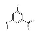 (3-fluoro-5-nitrophenyl)(methyl)sulfane Structure