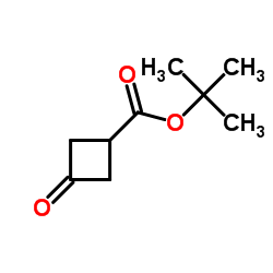 3-氧代环丁基羧酸叔丁酯结构式