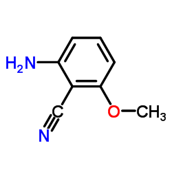 2-Amino-6-methoxybenzonitrile structure