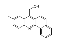 7-HYDROXYMETHYL-9-METHYLBENZ[C]ACRIDINE Structure