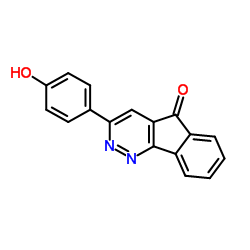 3-(4-HYDROXY-PHENYL)-INDENO[1,2-C]PYRIDAZIN-5-ONE Structure