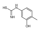 1-(3-HYDROXY-4-METHYLPHENYL)THIOUREA Structure